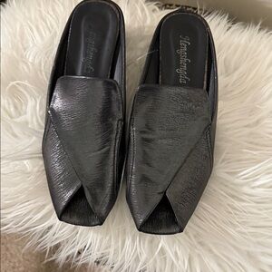 Elegant Black Mules by